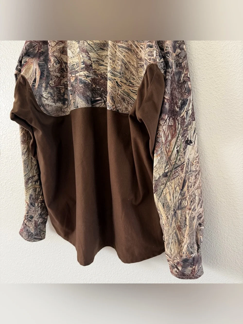Drake Waterfowl EST EqWader Button Up Two Tone Shirt Color Blades 2XL Hunting